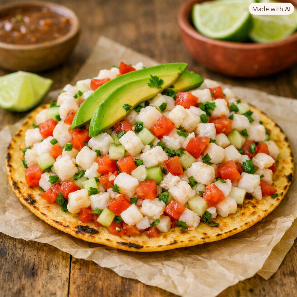 Tostadas de Ceviche